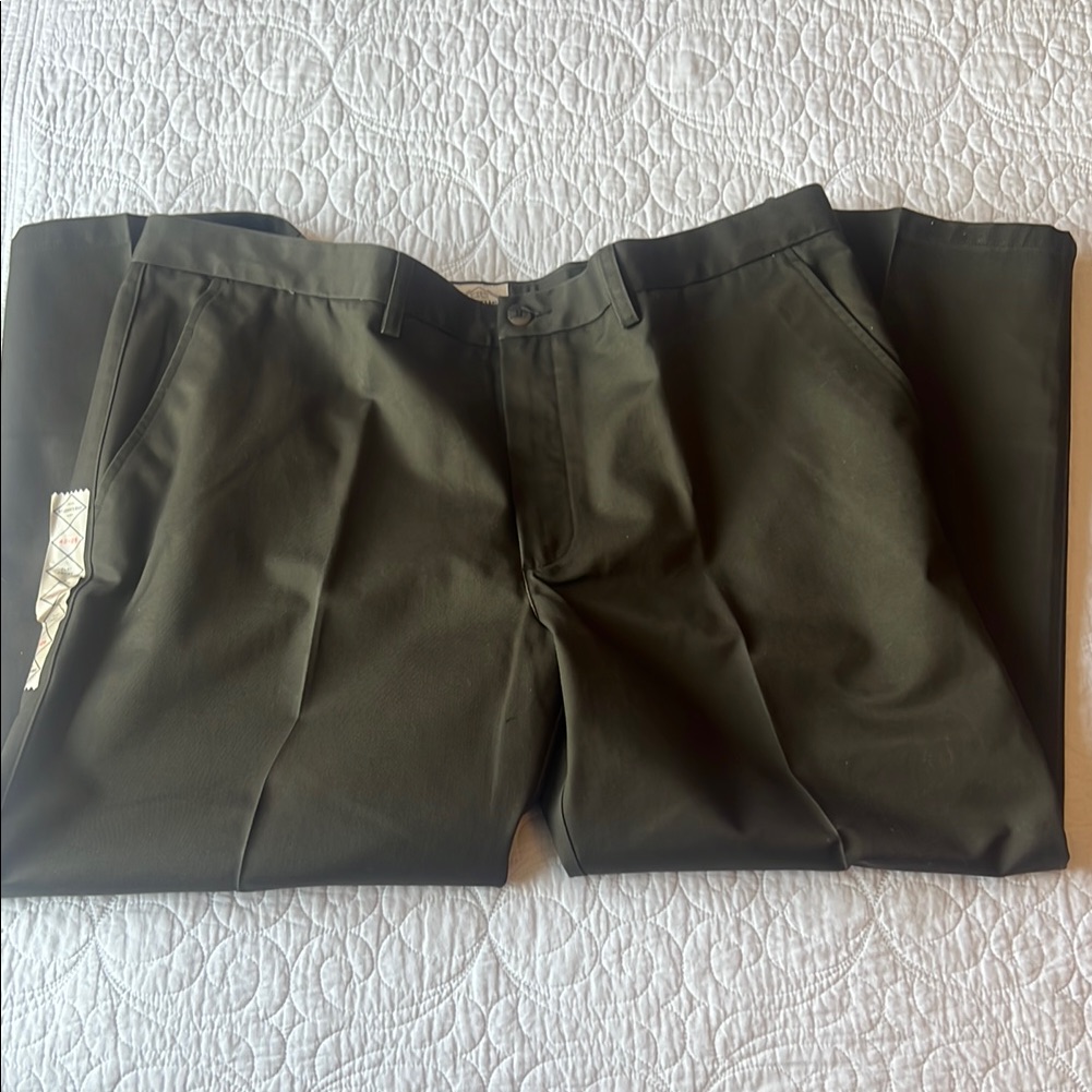 St. John's Bay Green Chinos Comfortable Fit